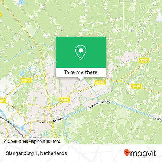 Slangenburg 1, 7608 RS Almelo map