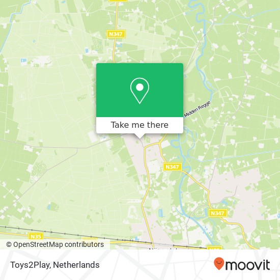 Toys2Play, Dorpsstraat 31 map