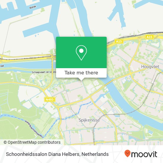 Schoonheidssalon Diana Helbers, Lelieplein 4 map