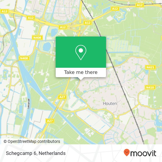 Schegcamp 6, 3992 SC Houten map