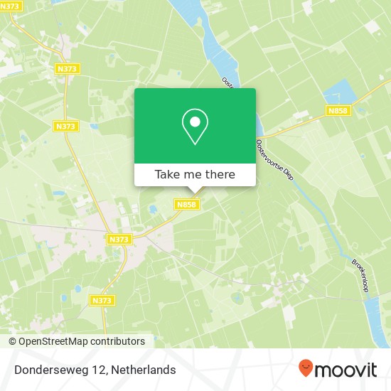 Donderseweg 12, Donderseweg 12, 9331 TB Norg, Nederland map