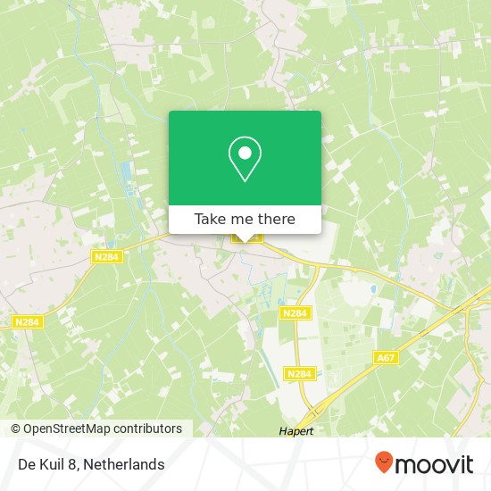 De Kuil 8, 5527 AA Hapert map