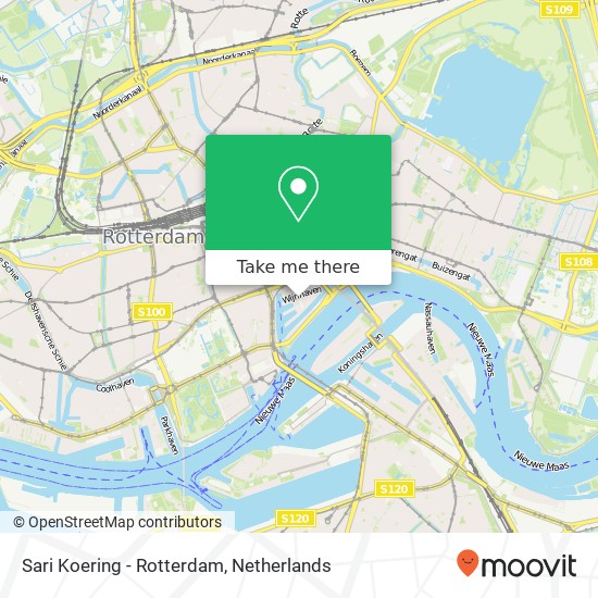 Sari Koering - Rotterdam, Wijnhaven 114 Karte