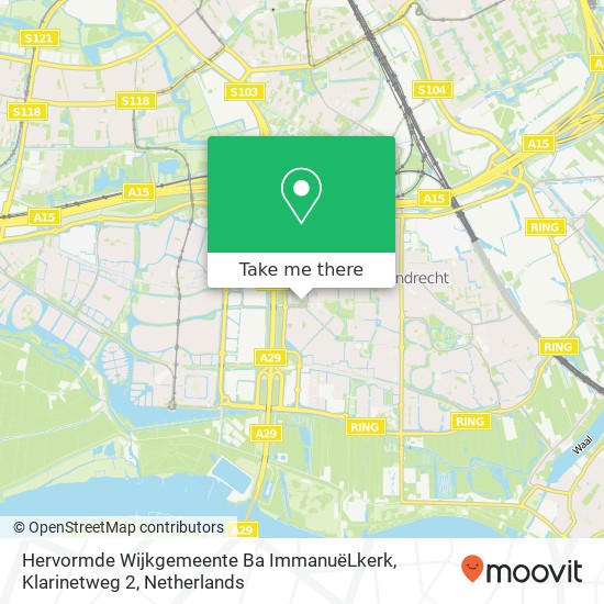 Hervormde Wijkgemeente Ba ImmanuëLkerk, Klarinetweg 2 map