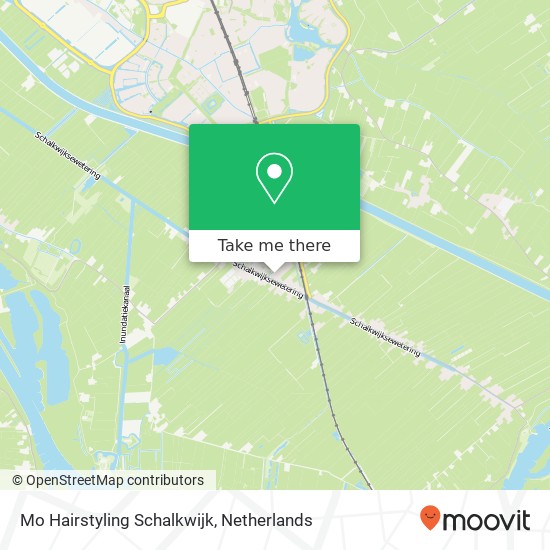 Mo Hairstyling Schalkwijk, Biesterlaan map