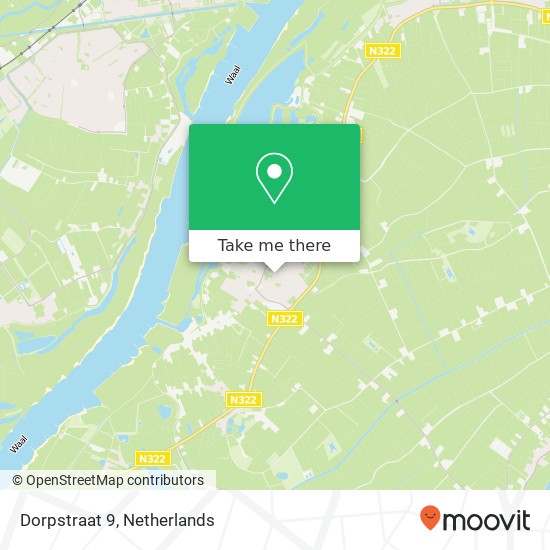 Dorpstraat 9, 6621 CC Dreumel map