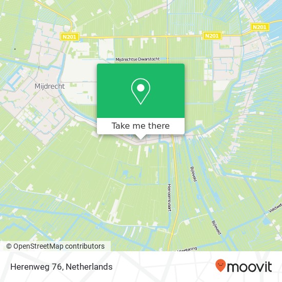 Herenweg 76, 3648 CK Wilnis map