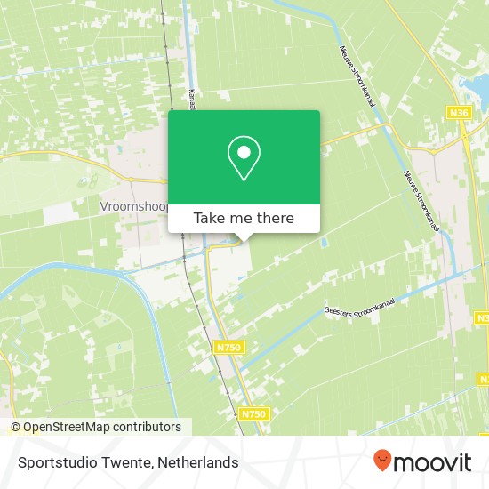 Sportstudio Twente, Afrikalaan 1 map