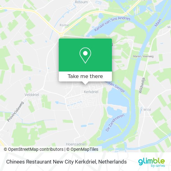 Chinees Restaurant New City Kerkdriel map