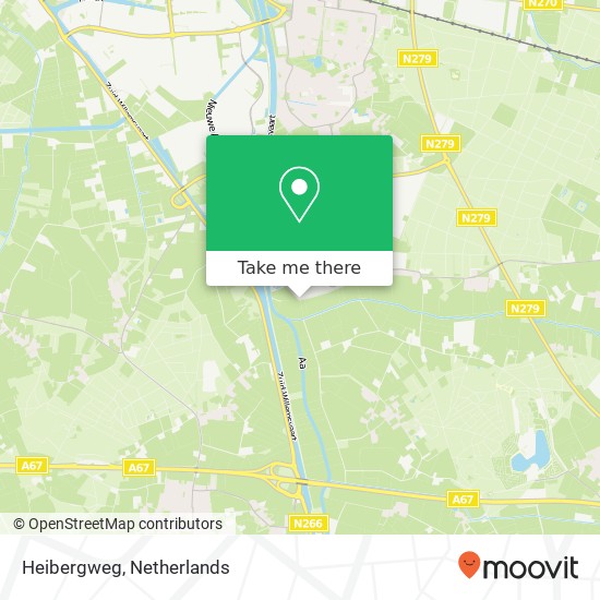 Heibergweg, 5704 Helmond map