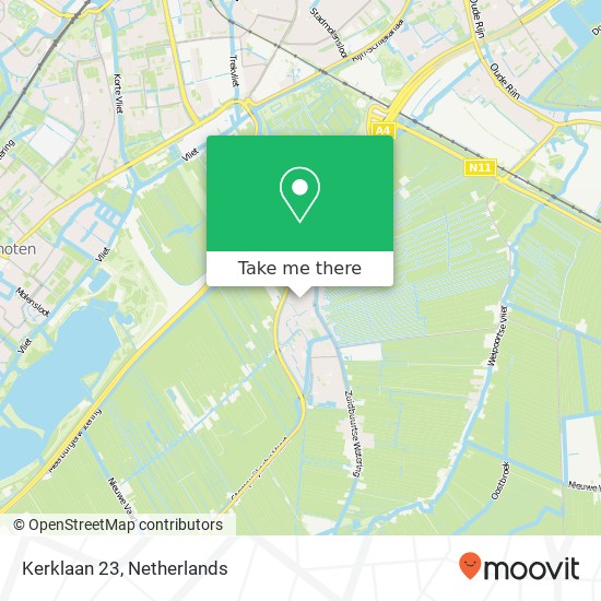 Kerklaan 23, 2381 VB Zoeterwoude Dorp map