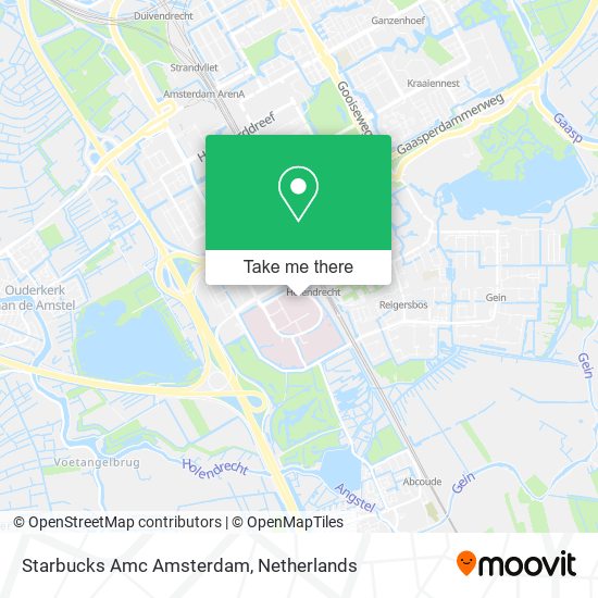 Starbucks Amc Amsterdam map