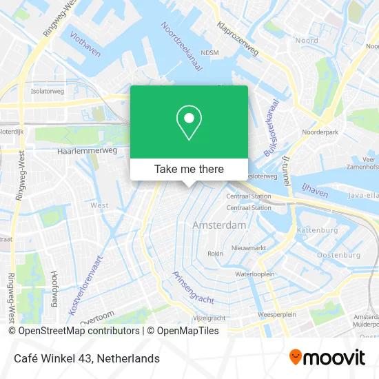 Café Winkel 43 map