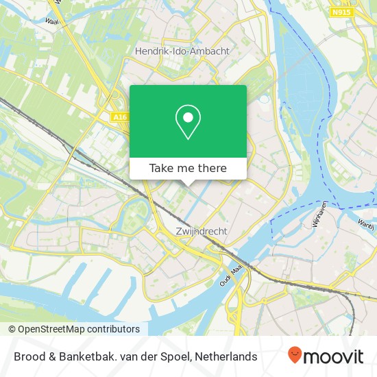 Brood & Banketbak. van der Spoel, Burgemeester Jansenlaan 4 map