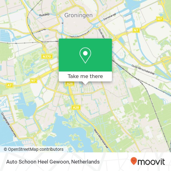 Auto Schoon Heel Gewoon, Reviusstraat 69 map