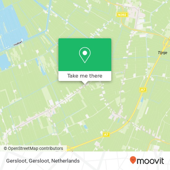 Gersloot, Gersloot map