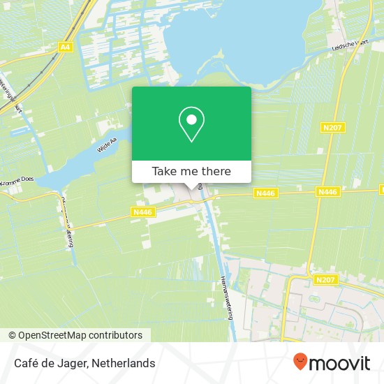 Café de Jager, Batehof 4 map