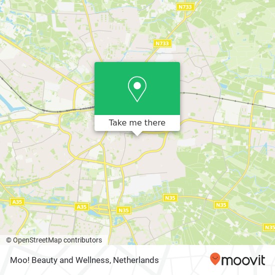 Moo! Beauty and Wellness, Brinkstraat 87 Karte