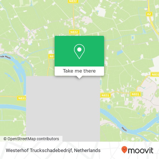 Westerhof Truckschadebedrijf, Industrieweg 9 map