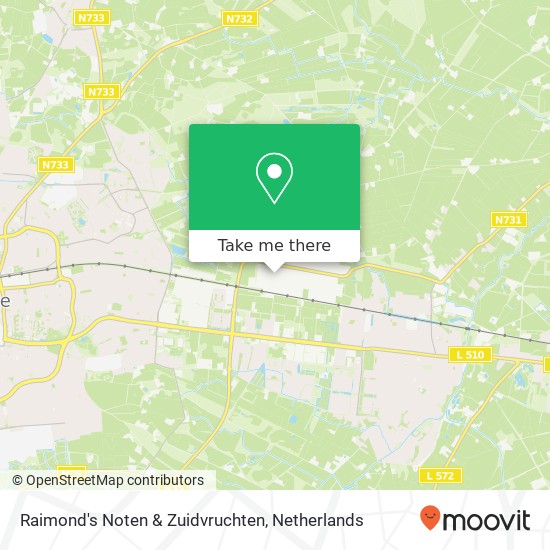 Raimond's Noten & Zuidvruchten, Twenteweg 14 map