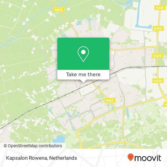 Kapsalon Rowena, Burgemeester Ploegmakerslaan 22 map