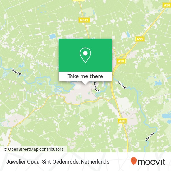 Juwelier Opaal Sint-Oedenrode, Heuvel 40 map