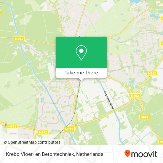 Krebo Vloer- en Betontechniek, Dordsestraat 12K map