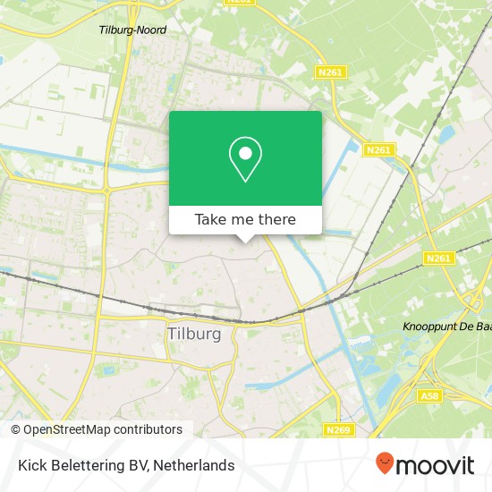 Kick Belettering BV map