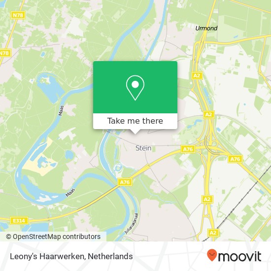 Leony's Haarwerken, Valderstraat 7 Karte