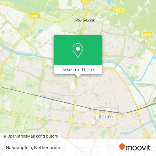 Nassauplein, Nassauplein, 5046 PA Tilburg, Nederland Karte