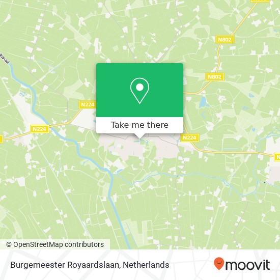 Burgemeester Royaardslaan, 3925 GE Scherpenzeel map