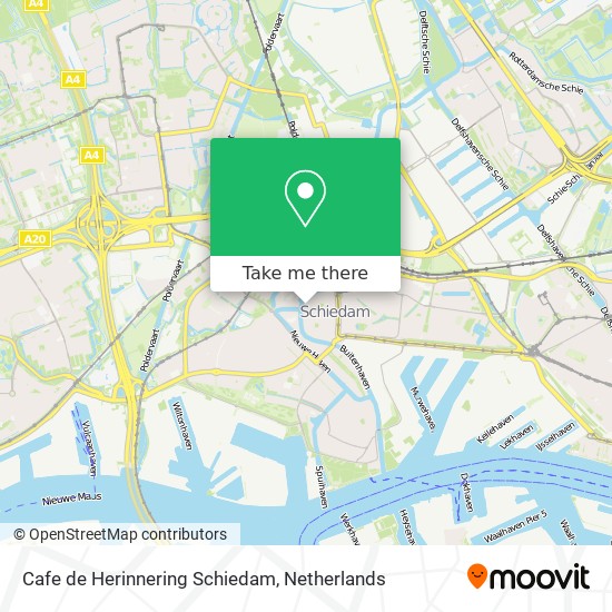 Cafe de Herinnering Schiedam Karte