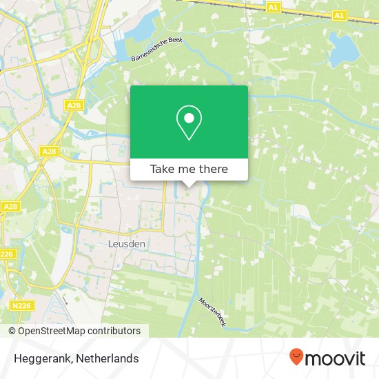 Heggerank, Heggerank, 3831 Leusden, Nederland Karte