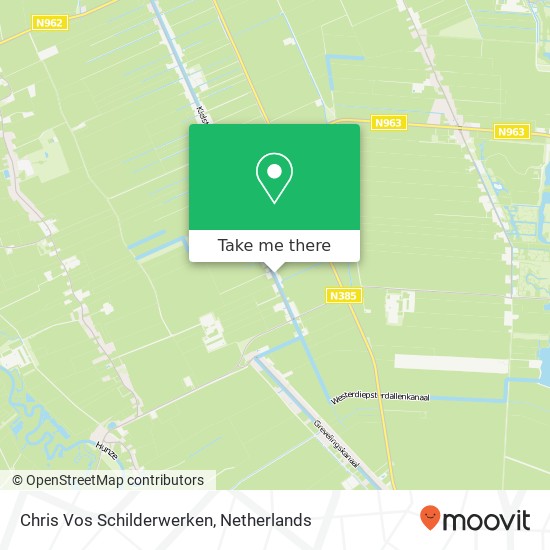 Chris Vos Schilderwerken, Pieter Venemakade 195 map