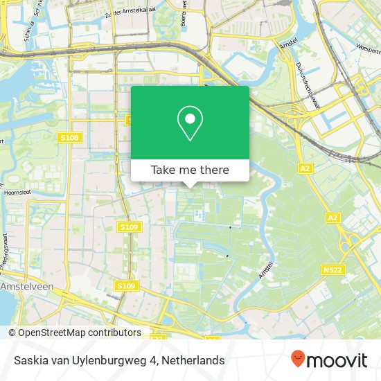 Saskia van Uylenburgweg 4 map