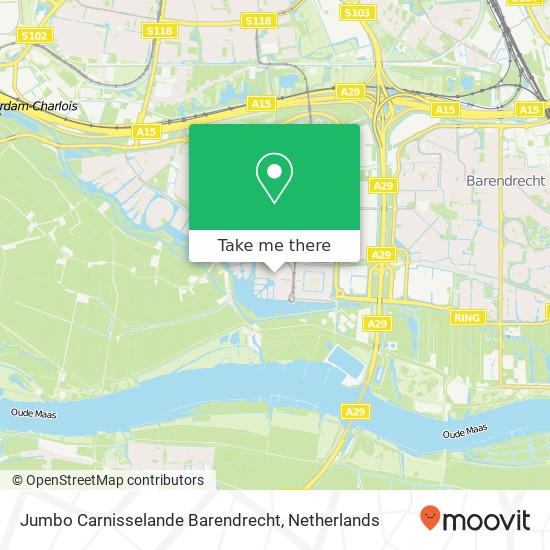 Jumbo Carnisselande Barendrecht, Van Beuningenhaven 4 map