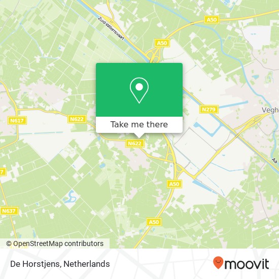 De Horstjens, De Horstjens, 5466 Veghel, Nederland map