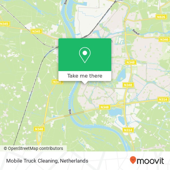 Mobile Truck Cleaning, De Waarden 327 Karte