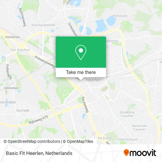 Basic Fit Heerlen map
