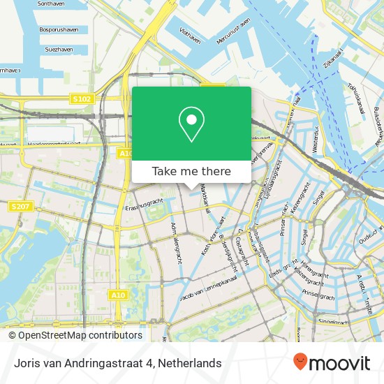 Joris van Andringastraat 4, 1055 VX Amsterdam Karte