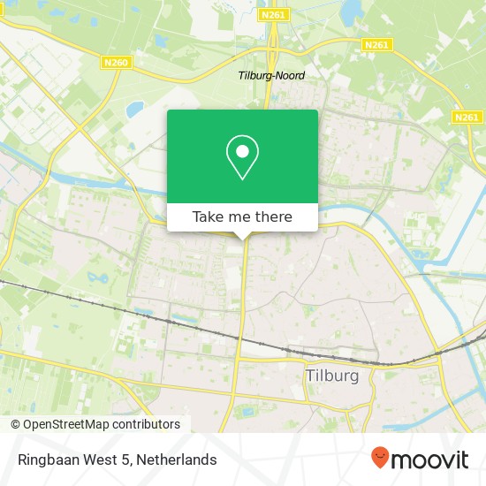 Ringbaan West 5, 5042 AA Tilburg Karte