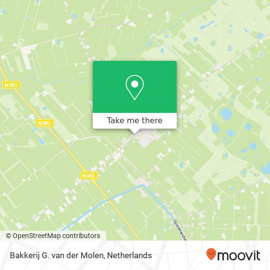 Bakkerij G. van der Molen, Merkebuorren 16 map