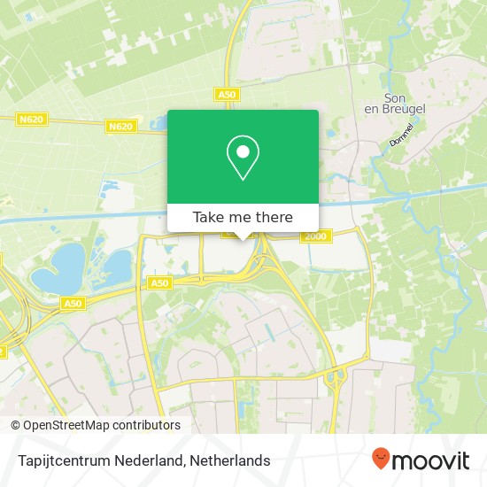 Tapijtcentrum Nederland, Ekkersrijt 4014 Karte