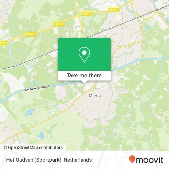 Het Oudven (Sportpark), Oudvensestraat 9 map