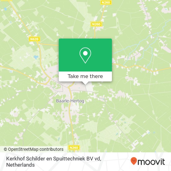 Kerkhof Schilder en Spuittechniek BV vd, Smederijstraat 11 map