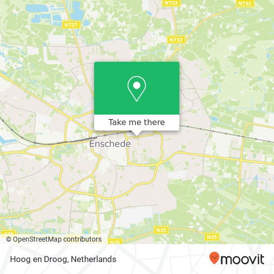 Hoog en Droog, 7511 ZA Enschede map