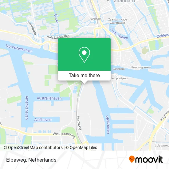 Elbaweg Karte