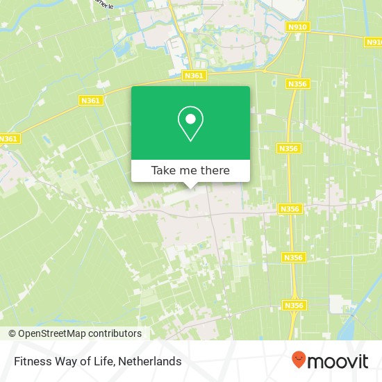 Fitness Way of Life, De Moarrewei 6 map