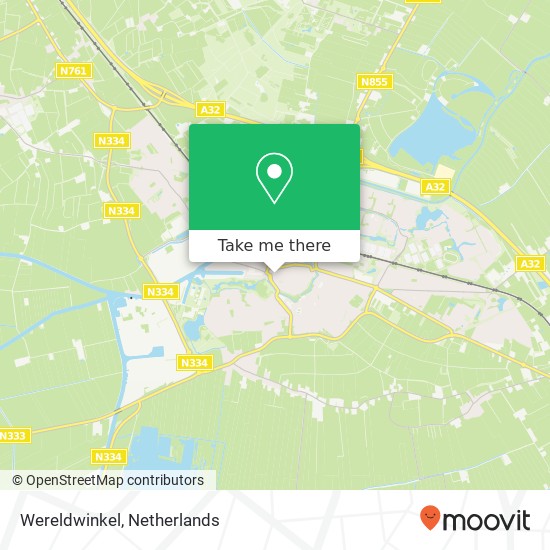 Wereldwinkel, Woldpromenade 46 map