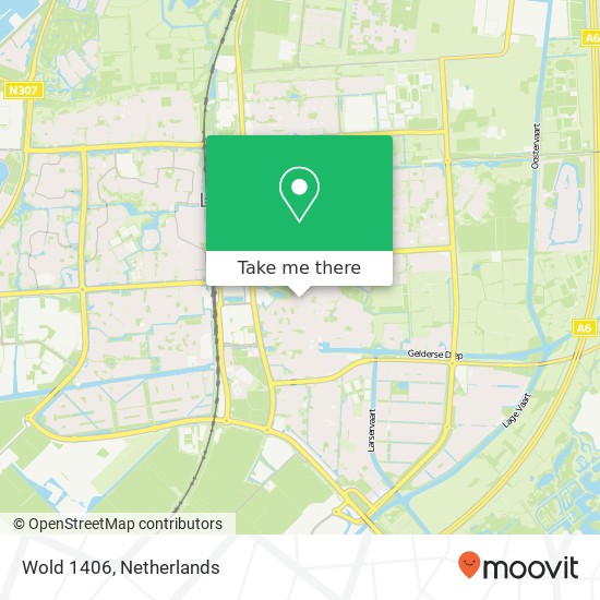 Wold 1406, 8225 BZ Lelystad map